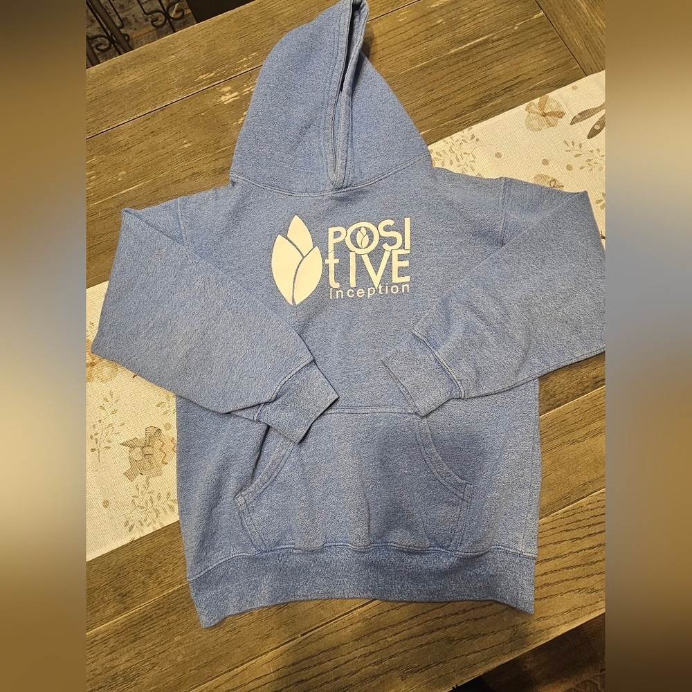 Positive Inception Blue Hoodie - Youth Large